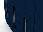 Torino Modern Freestanding Wardrobe - Midnight Blue
