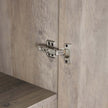 Genoa Modern 2-Piece Freestanding Wardrobe - Rustic Grey