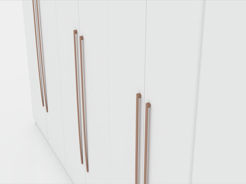 Torino Modern Freestanding Wardrobe - White
