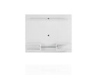 Augusta Modern Floating Shelved Entertainment Center - White Gloss