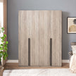 Genoa Modern 2-Piece Freestanding Wardrobe - Rustic Grey