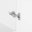 Genoa Modern 2-Piece Freestanding Wardrobe - White