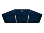 Torino Modern Freestanding Wardrobe - Midnight Blue