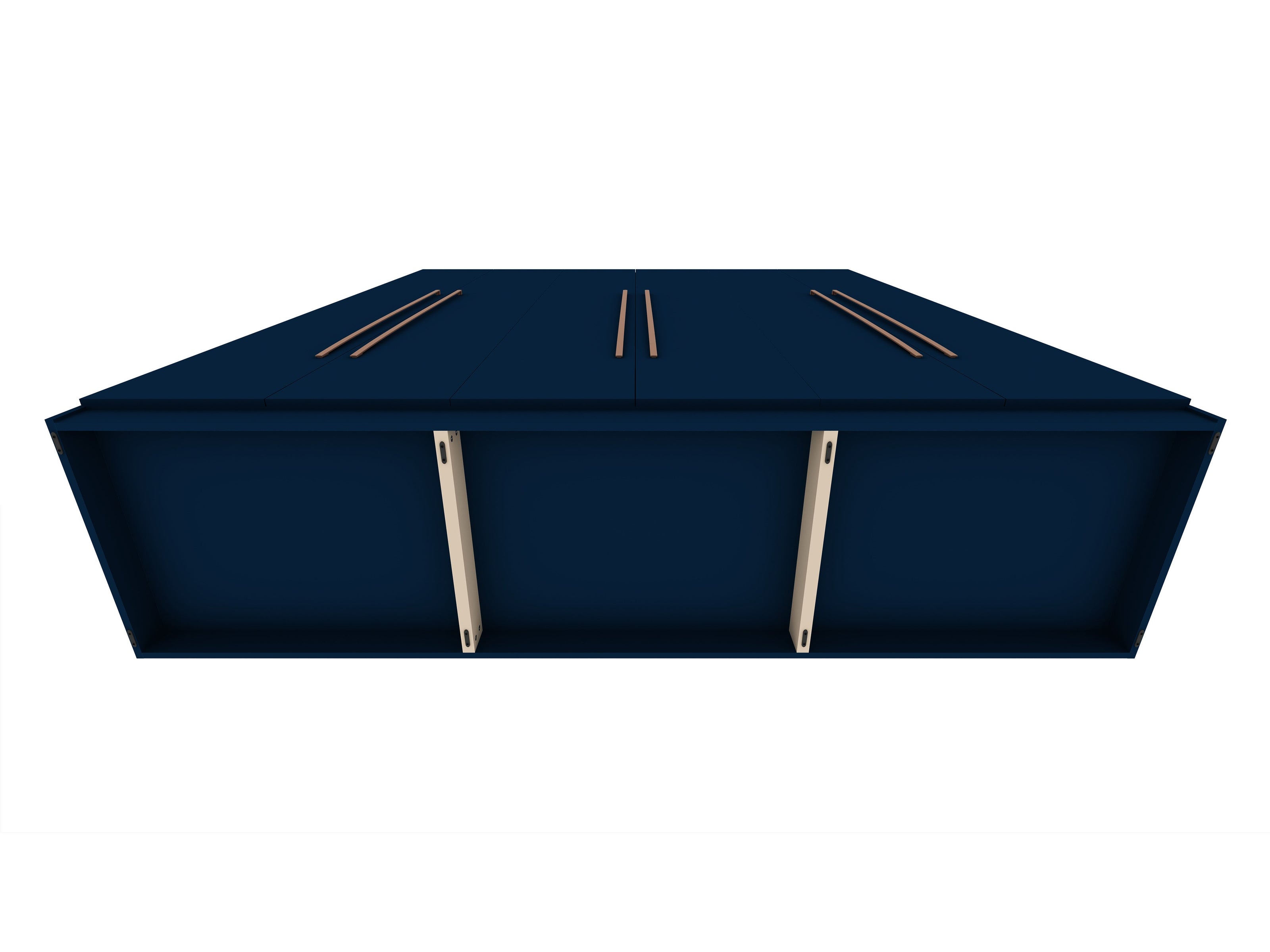 Torino Modern Freestanding Wardrobe - Midnight Blue