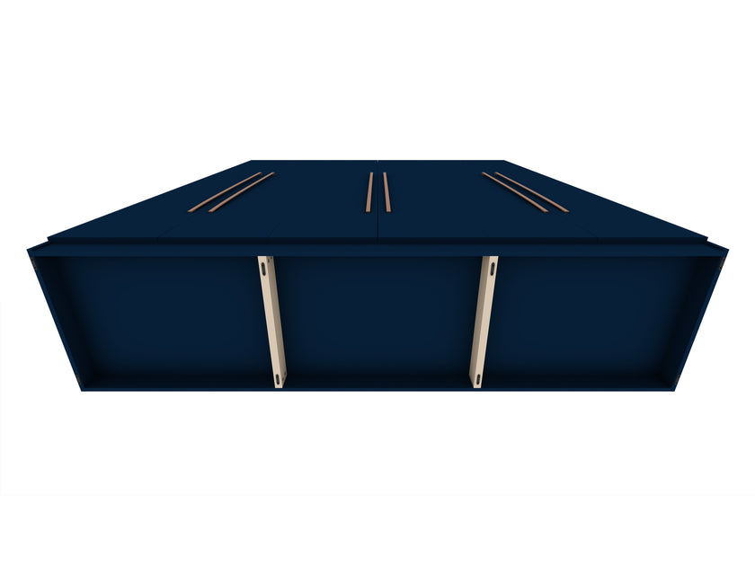 Torino Modern Freestanding Wardrobe - Midnight Blue