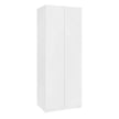 Genoa Modern 2-Piece Freestanding Wardrobe - White