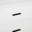 Genoa Modern 2-Piece Freestanding Wardrobe - White