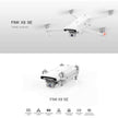 FIMI X8SE 2022 V2 Drone Camera Professional GPS 4K Foldable RC Quadcopter, 35-min Flight Time, 10km Video Transmission, Follow me, 3-Axis Gimbal (2 Batteries+Megaphone) 128GB TUTT