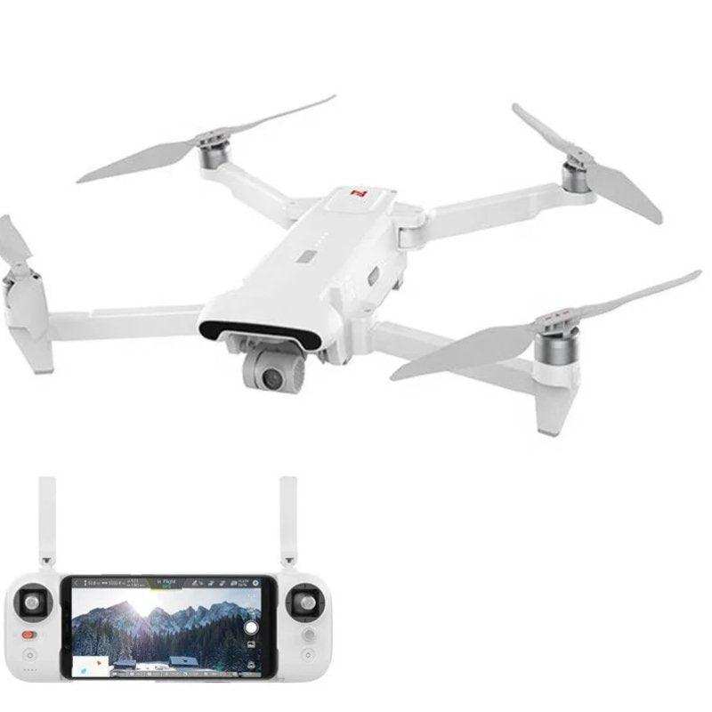 FIMI X8SE 2022 V2 Drone Camera Professional GPS 4K Foldable RC Quadcopter, 35-min Flight Time, 10km Video Transmission, Follow me, 3-Axis Gimbal (2 Batteries+Megaphone) 128GB TUTT
