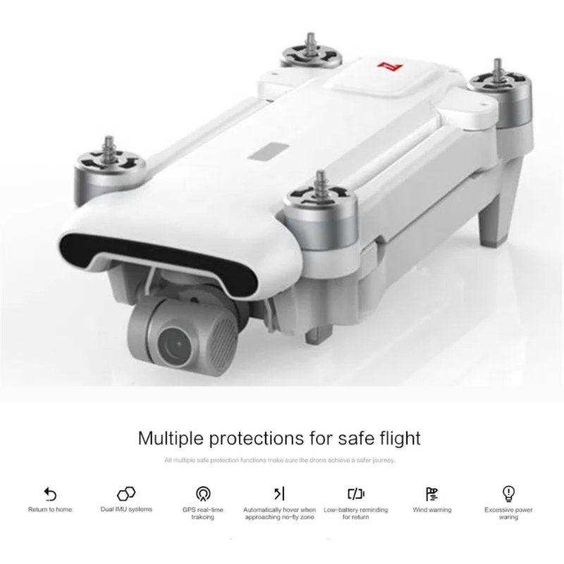 FIMI X8SE 2022 V2 Drone Camera Professional GPS 4K Foldable RC Quadcopter, 35-min Flight Time, 10km Video Transmission, Follow me, 3-Axis Gimbal (2 Batteries+Megaphone) 128GB TUTT