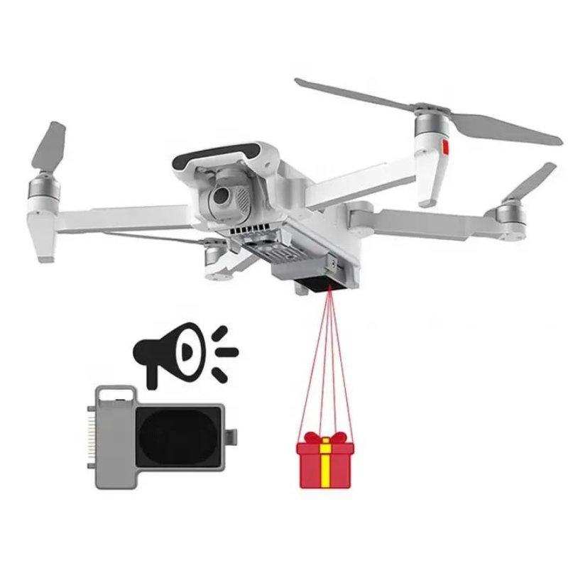 FIMI X8SE 2022 V2 Drone Camera Professional GPS 4K Foldable RC Quadcopter, 35-min Flight Time, 10km Video Transmission, Follow me, 3-Axis Gimbal (2 Batteries+Megaphone) 128GB TUTT