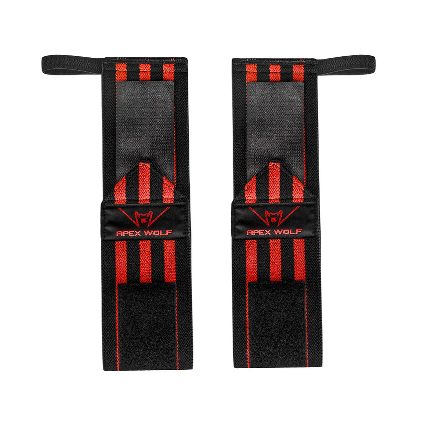 Battle Wrap Wrist Straps (Pair) - Red