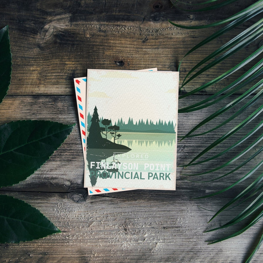 Finlayson Point Ontario Provincial Park Postcard, Canada Parks