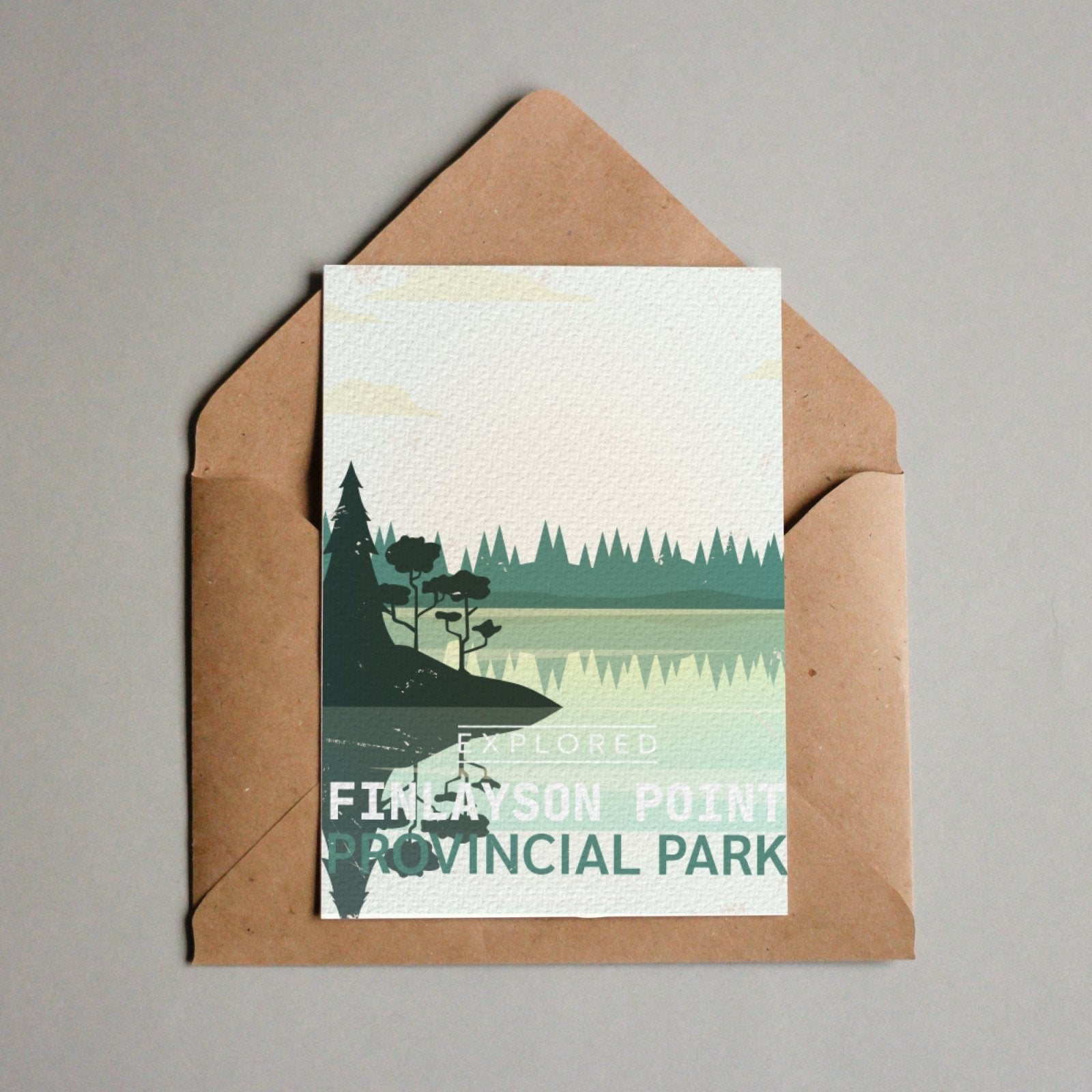 Finlayson Point Ontario Provincial Park Postcard, Canada Parks