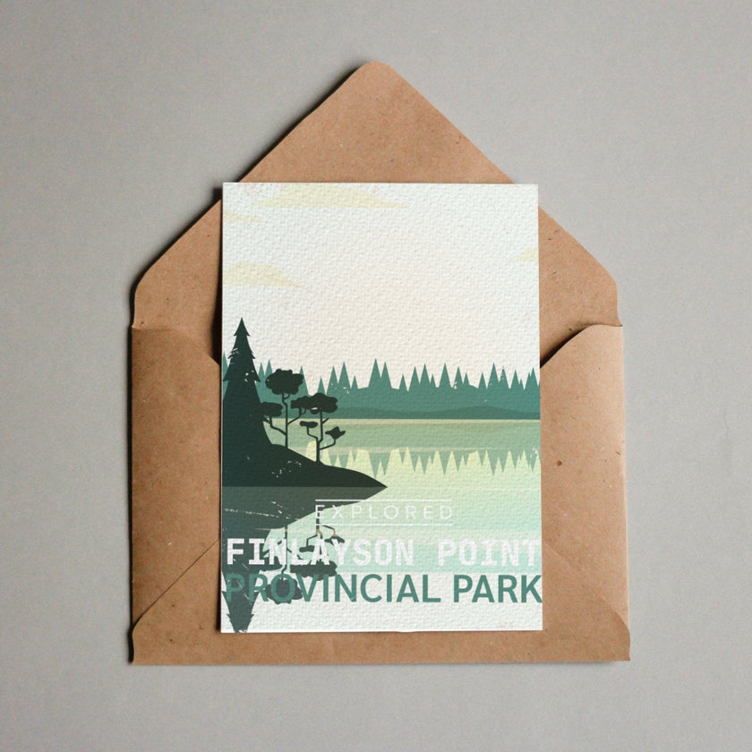 Finlayson Point Ontario Provincial Park Postcard, Canada Parks
