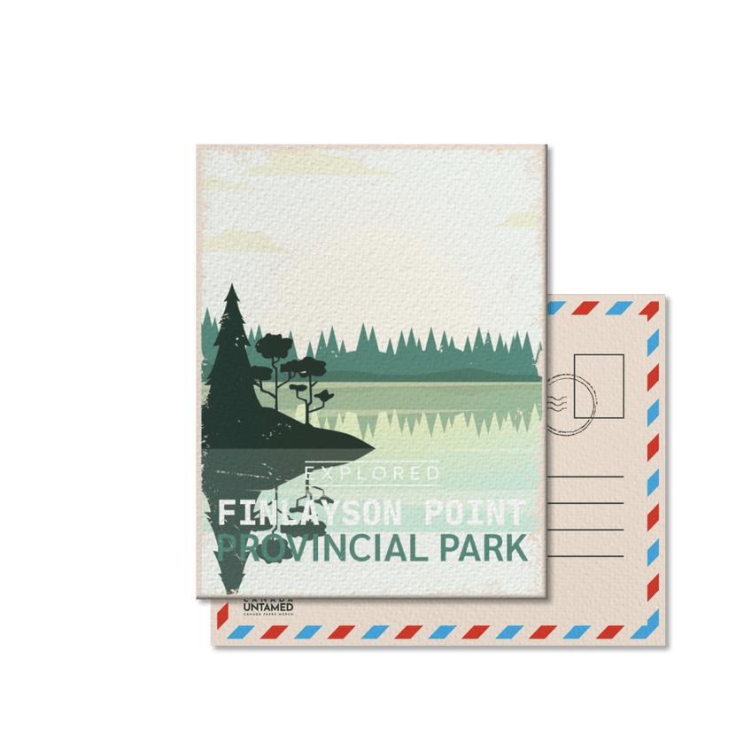 Finlayson Point Ontario Provincial Park Postcard, Canada Parks