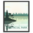 Finlayson Point Provincial Park 'Explored' Poster, Canada Parks