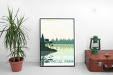 Finlayson Point Provincial Park 'Explored' Poster, Canada Parks
