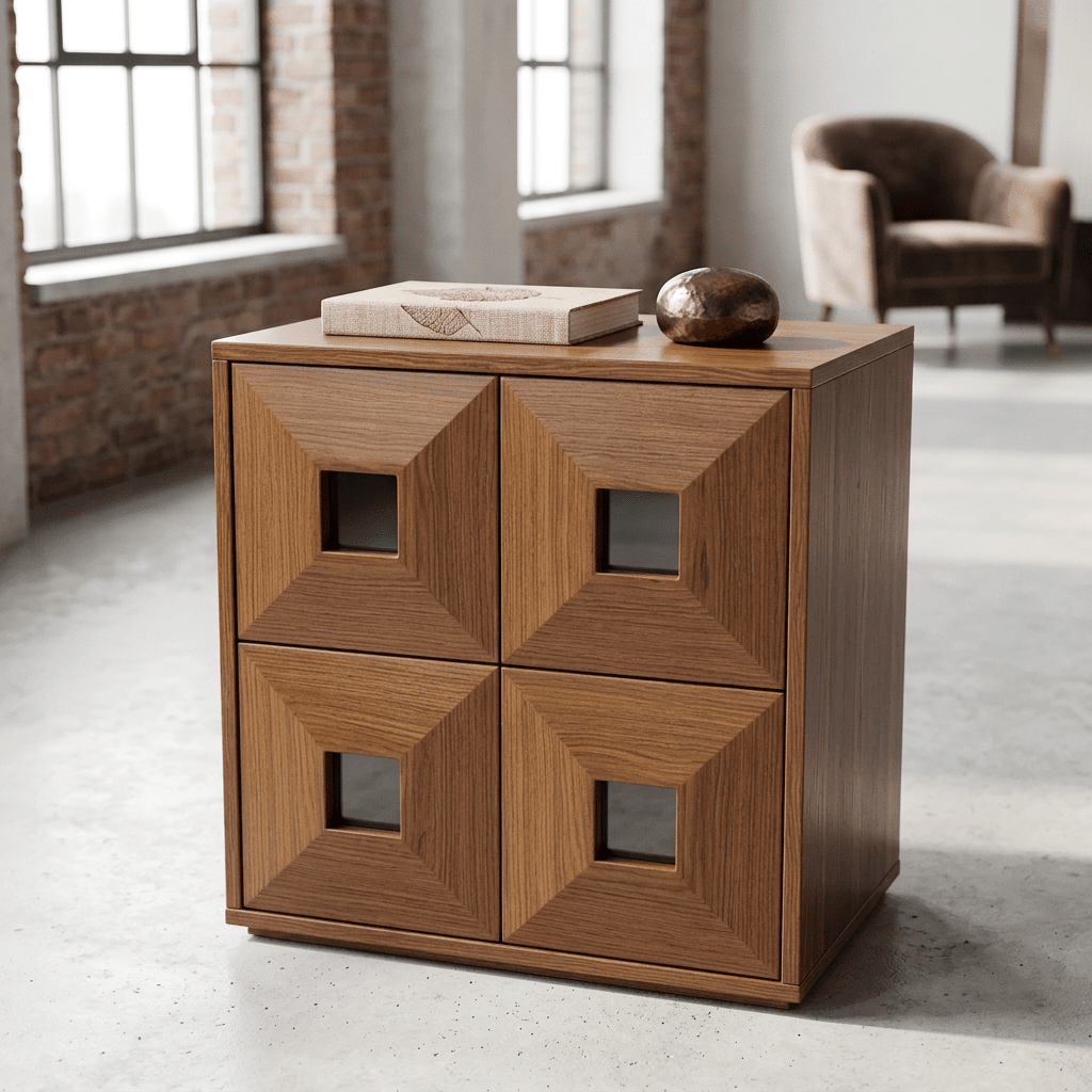 Finn Stackable Walnut Storage