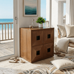Finn Stackable Walnut Storage