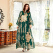 Fired Sequins Light Luxury Celebrity Party Abaya Dress for Arab Dubai Turkey Middle East Women