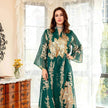 Fired Sequins Light Luxury Celebrity Party Abaya Dress for Arab Dubai Turkey Middle East Women