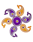 Circle Fins Rangoli Design (artificial Rangoli reusable)