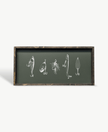 Fishing Lures Wood Sign - Vintage Cottage Wall Art