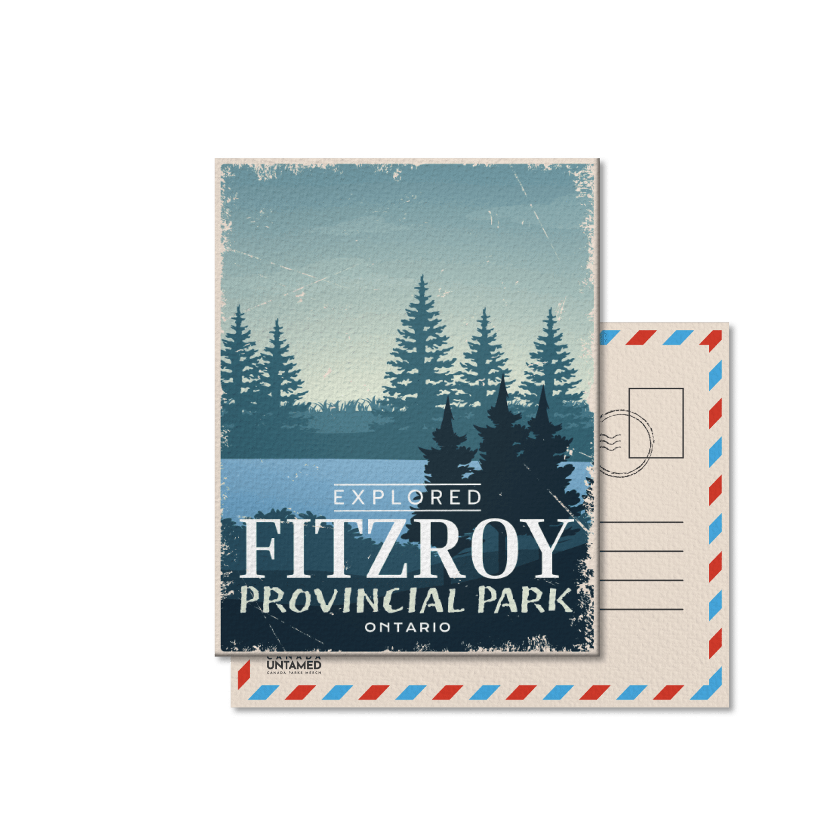 Fitzroy Ontario Provincial Park Postcard, Canada Parks