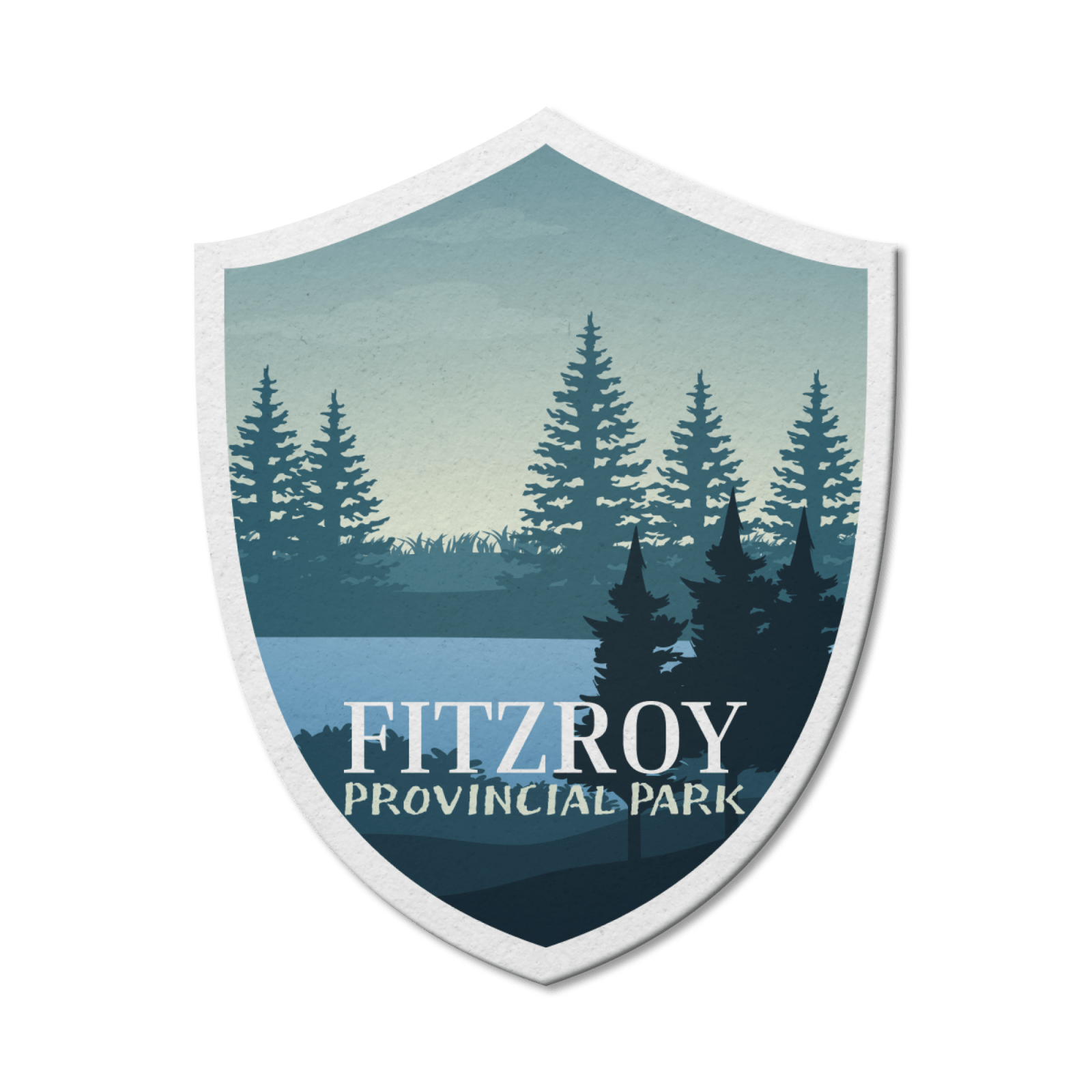 Fitzroy Ontario Provincial Park Waterproof Vinyl Sticker, Canada Parks