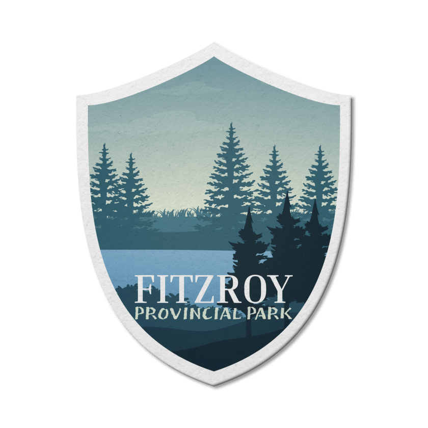 Fitzroy Ontario Provincial Park Waterproof Vinyl Sticker, Canada Parks