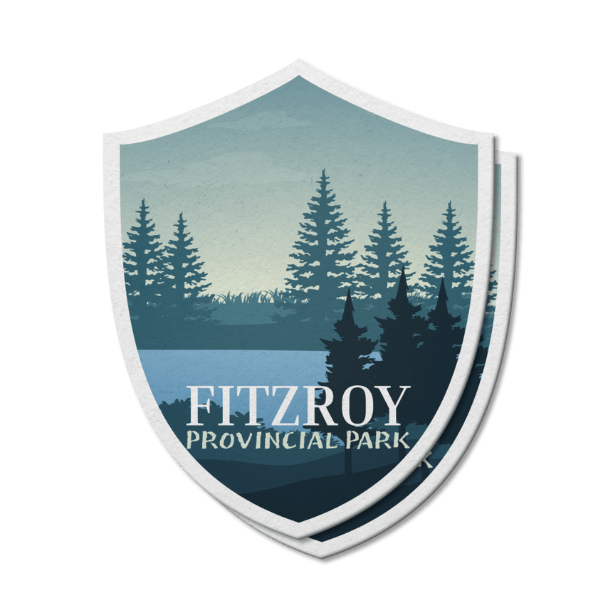 Fitzroy Ontario Provincial Park Waterproof Vinyl Sticker, Canada Parks
