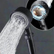 Five-color Wind Turbine Shower Head 56 Speed Water Silicone Shower Head