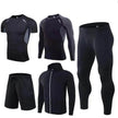 Men's Workout set Five-piece fitness wear