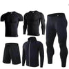 Men's Workout set Five-piece fitness wear