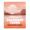 Fjord Saguenay National Park 'Explored' Poster, Canada Parks