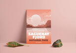 Fjord Saguenay National Park 'Explored' Poster, Canada Parks