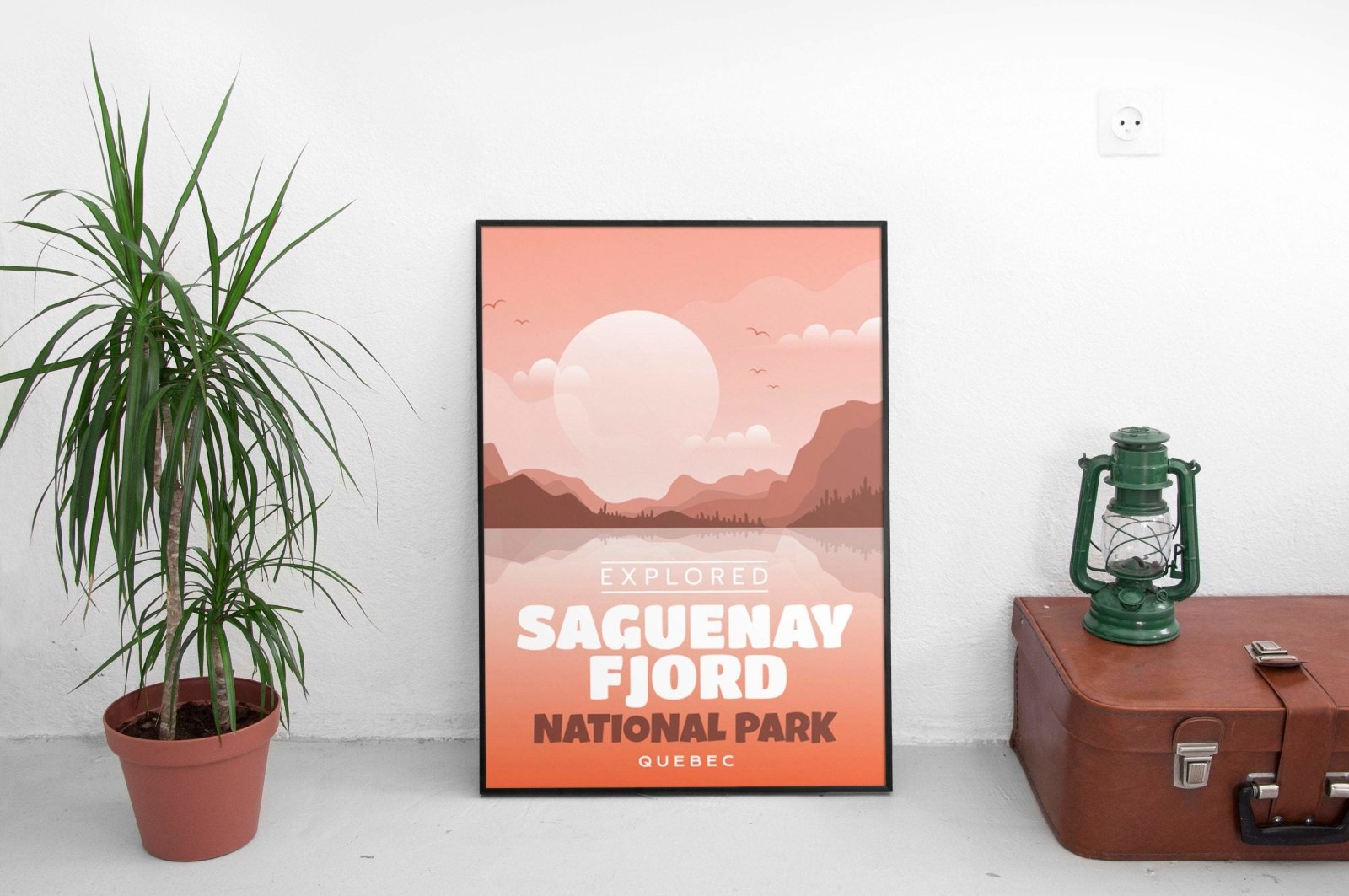 Fjord Saguenay National Park 'Explored' Poster, Canada Parks