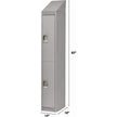 Assembled Lockers, 2 -tier, 12