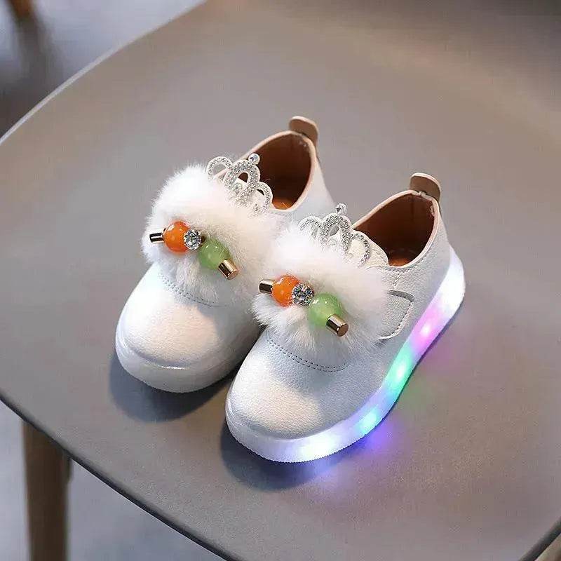 Glow Shoes Flashing Shoes Kids Board Shoes Soft Sole