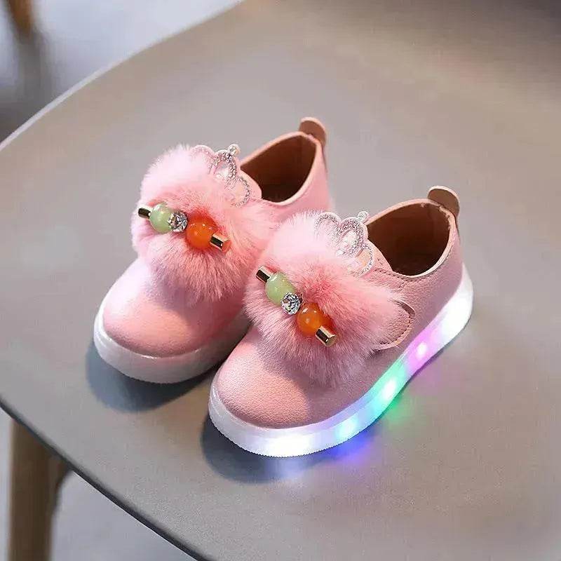 Glow Shoes Flashing Shoes Kids Board Shoes Soft Sole