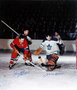 JEAN BELIVEAU & JOHNNY BOWER DUAL?SIGNED 16