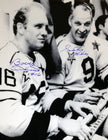 BOBBY HULL & GORDIE HOWE SIGNED 16