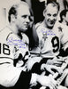 BOBBY HULL & GORDIE HOWE SIGNED 16