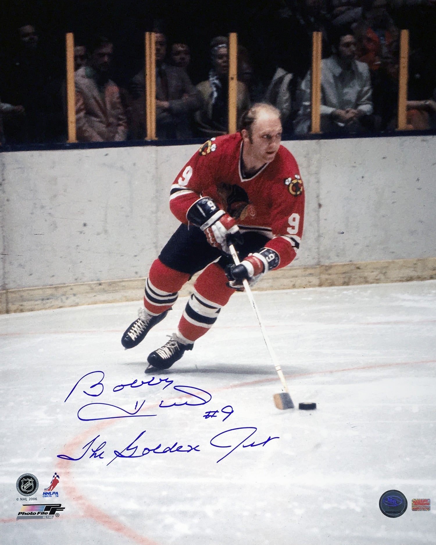 BOBBY HULL SIGNED 16