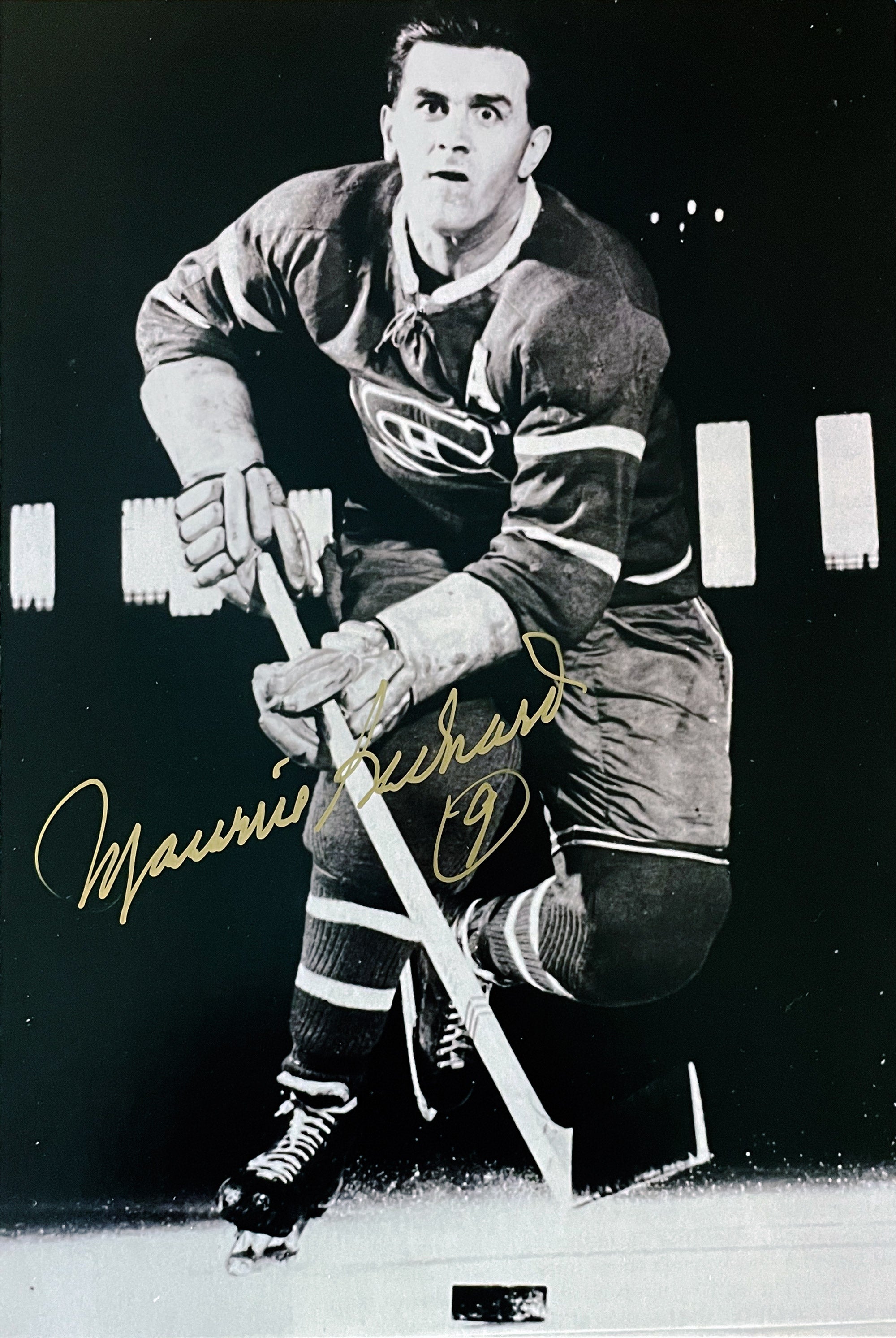 MAURICE RICHARD SIGNED 5