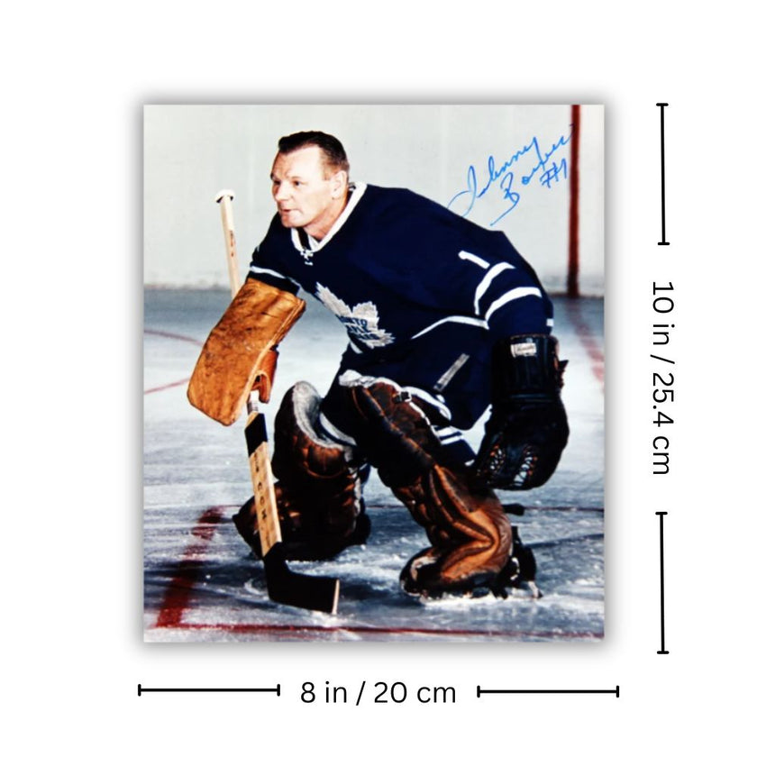 JOHNNY BOWER AUTOGRAPHED 8