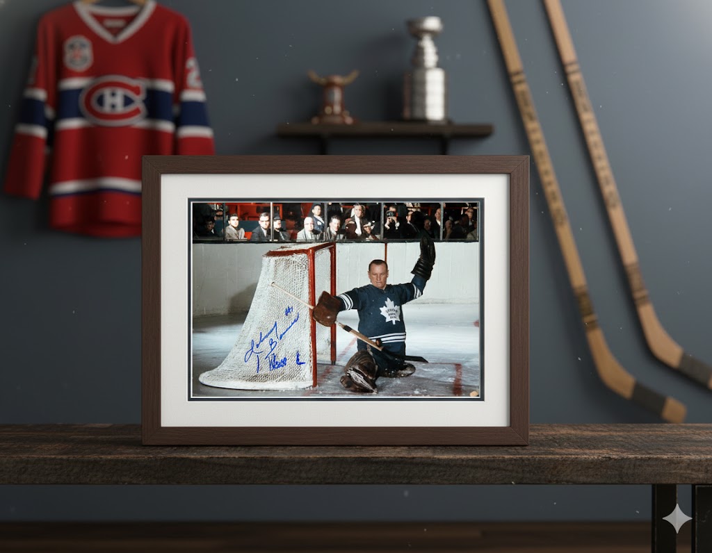 JOHNNY BOWER SIGNED 8