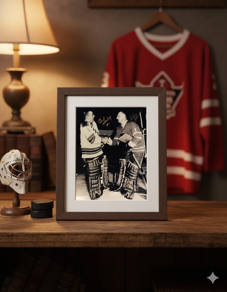JOHNNY BOWER & GUMP WORSLEY DUAL SIGNED 8