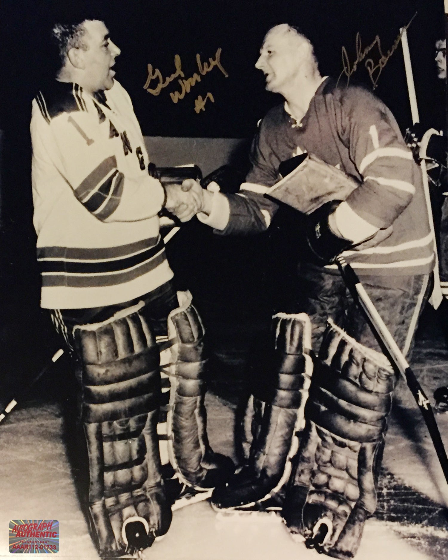 JOHNNY BOWER & GUMP WORSLEY DUAL SIGNED 8